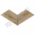 Клеевая LVT (ПВХ) плитка Moduleo Moods  Trapezoid Blackjack Oak 22229