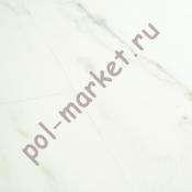 Замковая ПВХ плитка Quick step Ambient Rigid Click Мрамор каррарский белый RAMCL40136