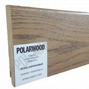 Плинтус Polarwood 15*95мм Ясень коричневый