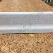 Плинтус пробковый шпонированный Natural White