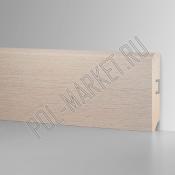 Плинтус Ламинированный МДФ Hannahholz Aktuell Design 81402.29 Тик Сухой Белый