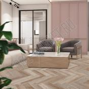 SPC ламинат CronaFloor Herringbone Дуб Лилль H007