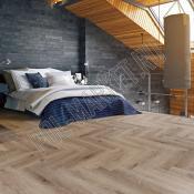 SPC ламинат CronaFloor Herringbone Дуб Монпелье H004