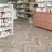 Каменно-полимерная плитка SPC Alpine floor Chevron Alpine ECO 18-8 Дуб Исида
