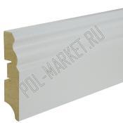 Плинтус Белый МДФ под покраску SMARTPROFILE Paint 70E