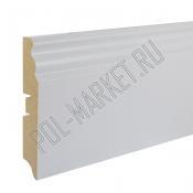 Плинтус Белый МДФ под покраску SMARTPROFILE Paint 100E