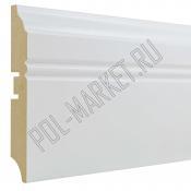 Плинтус Белый МДФ под покраску SMARTPROFILE Paint 100H