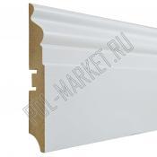 Плинтус Белый МДФ под покраску SMARTPROFILE Paint 100F