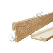 Плинтус дюрополимерный Salag Alpha 60 Royal Oak (60*15*2200мм)