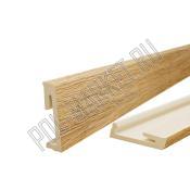 Плинтус дюрополимерный Salag Alpha 60 Mint Oak (60*15*2200мм)