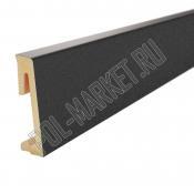 Плинтус дюрополимерный Salag Alpha 60 Black (60*15*2200мм)