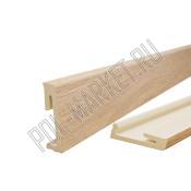Плинтус дюрополимерный Salag Alpha 60 Noble Oak (60*15*2200мм)