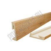 Плинтус дюрополимерный Salag Alpha 60 Kruger Oak (60*15*2200мм)