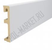 Плинтус дюрополимерный Salag Alpha 80 White (80*15*2400мм)