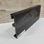 Плинтус дюрополимерный Salag Alpha 80 Black (80*15*2400мм)