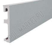Плинтус дюрополимерный Salag Alpha 80 Grey (80*15*2400мм)