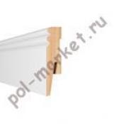 Плинтус белый МДФ под покраску Aberhof ART 1002