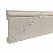 Плинтус дюрополимерный Decor-Dizayn 005--77 Ваниль  (80*13*2400мм)