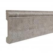 Плинтус дюрополимерный Decor-Dizayn 005-25 Серый бархат (80*13*2400мм)