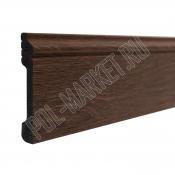 Плинтус дюрополимерный Decor-Dizayn 005-81SH Дуб Рустик (80*13*2400мм)