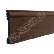 Плинтус дюрополимерный Decor-Dizayn 005-82SH Тик  (80*13*2400мм)