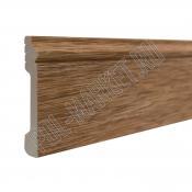 Плинтус дюрополимерный Decor-Dizayn 005-83SH Вишня  (80*13*2400мм)