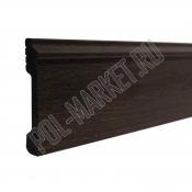 Плинтус дюрополимерный Decor-Dizayn 005-93SH Венге  (80*13*2400мм)