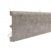 Плинтус дюрополимерный Decor-Dizayn 706-25 Серый бархат (80*13*2400мм)