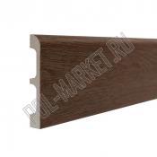Плинтус дюрополимерный Decor-Dizayn 706-82SH Тик  (80*13*2400мм)