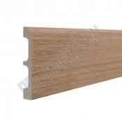 Плинтус дюрополимерный Decor-Dizayn 706-90SH Орех  (80*13*2400мм)