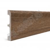 Плинтус дюрополимерный Decor-Dizayn 706-92SH Ясень  (80*13*2400мм)
