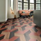 Клеевая LVT (ПВХ) плитка Moduleo Moods  Trapezoid Desert Crayola 46562