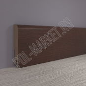 Плинтус МДФ ламинированный Point&Line ПЛ80 4010 Дуб дакота темный (80*16*2400мм)