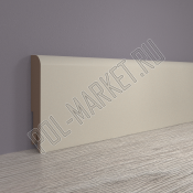 Плинтус МДФ ламинированный Point&Line ПЛ80 4069 Кварц грей (80*16*2400мм)