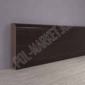 Плинтус МДФ ламинированный Point&Line ПЛ80 4095 Дуб венге (80*16*2400мм)