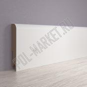 Плинтус МДФ ламинированный Point&Line ПЛ80 4016 Белый снег софт (80*16*2400мм)