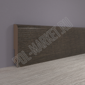Плинтус МДФ ламинированный Point&Line ПЛ100 4011 Дуб дакота (100*16*2400мм)