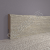 Плинтус МДФ ламинированный Point&Line ПЛ100 4012 Дуб светло-серый (100*16*2400мм)