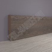 Плинтус МДФ ламинированный Point&Line ПЛ100 4014 Дуб оверленд темный (100*16*2400мм)