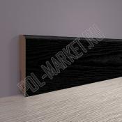 Плинтус МДФ ламинированный Point&Line ПЛ100 4033 Черное дерево (100*16*2400мм)