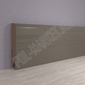 Плинтус МДФ ламинированный Point&Line ПЛ100 4051 африканское лапачо (100*16*2400мм)