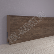 Плинтус МДФ ламинированный Point&Line ПЛ100 4052 Дуб бомонт (100*16*2400мм)