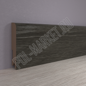 Плинтус МДФ ламинированный Point&Line ПЛ100 4054 филадельфия графит (100*16*2400мм)