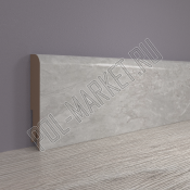 Плинтус МДФ ламинированный Point&Line ПЛ100 4070 Торос бьянко (100*16*2400мм)