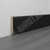 Плинтус МДФ ламинированный Point&Line ПЛ100 4032 Черный софт (100*16*2400мм)
