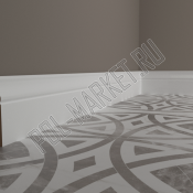 Плинтус МДФ ламинированный Point&Line ПЛ100-2 Классицизм (100*16*2400мм)