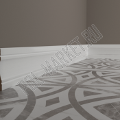 Плинтус МДФ ламинированный Point&Line ПЛ100-7 Барокко (100*16*2400мм)