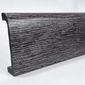 Плинтус полимерный Bello Deco XPS ПЛ16 Графитовый массив (80*19*2000мм)