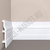 Плинтус полимерный под покраску Bello Deco XPS П8 (150*22*2000мм)