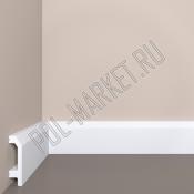 Плинтус полимерный под покраску Bello Deco XPS П11 (70*18*2000мм)
